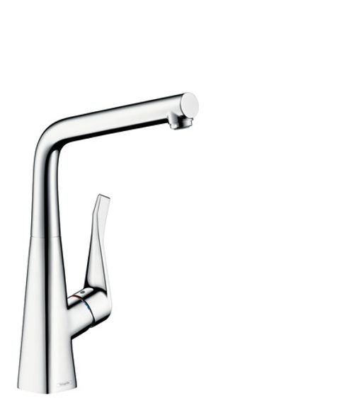 Hansgrohe-HG-Spueltischmischer-320-Metris-M71-1jet-chrom-14822000 gallery number 1